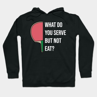 Ping Pong Table Tennis Tabletennis PingPong Foodie Pun Food Hoodie